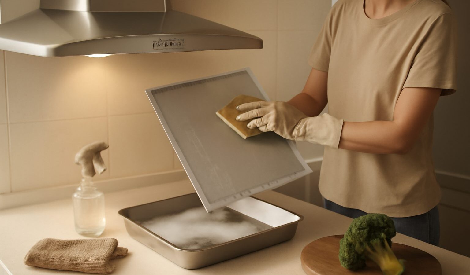 How to Clean a Range Hood and Filters