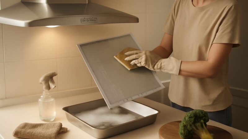 How to Clean a Range Hood and Filters