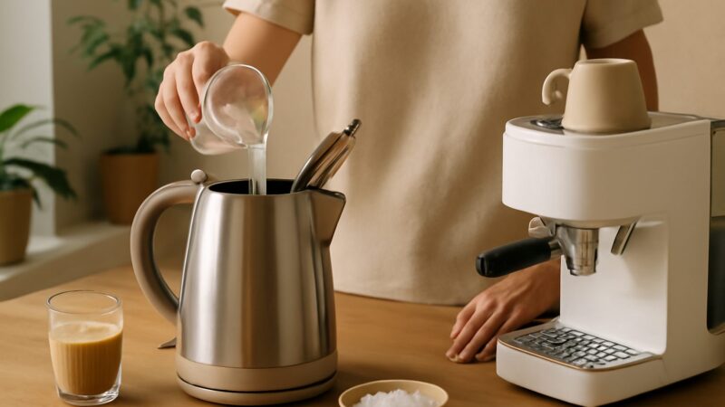How to Descale Your Kettle and Coffee Machine