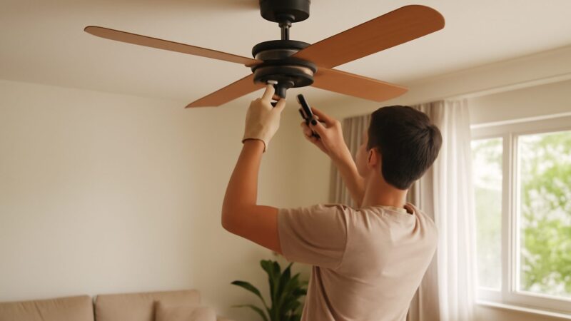 How to Install a Ceiling Fan Safely