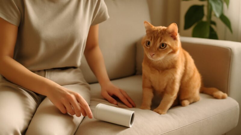 How to Remove Pet Hair Around the Home