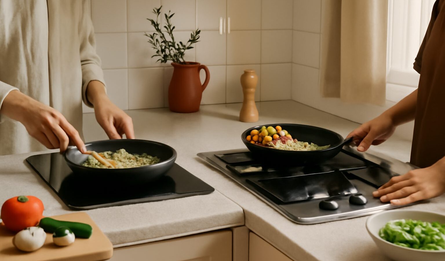 Induction vs Gas Cooktops