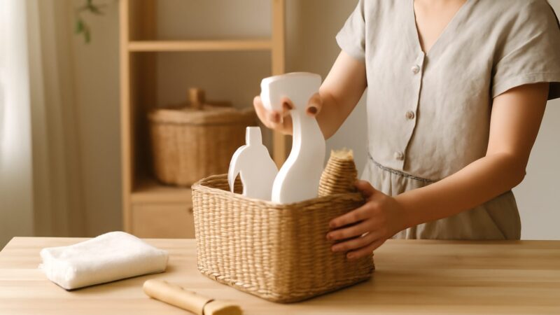 Organising Cleaning Supplies at Home