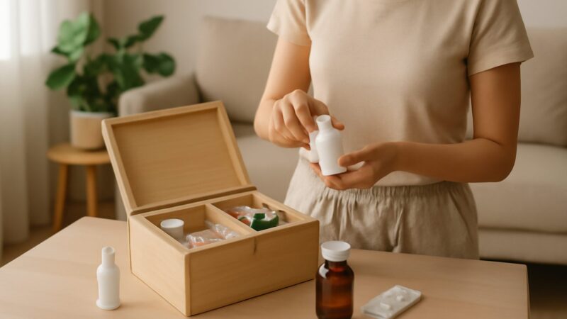 Organising Medicine and First Aid at Home