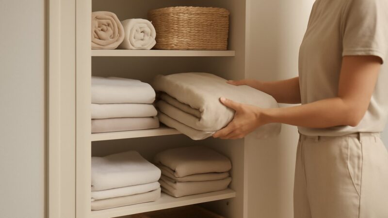 How to Organise Your Linen Closet