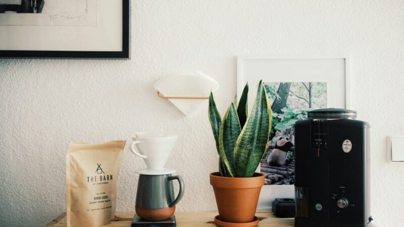 Setting Up a Home Coffee and Bar Corner