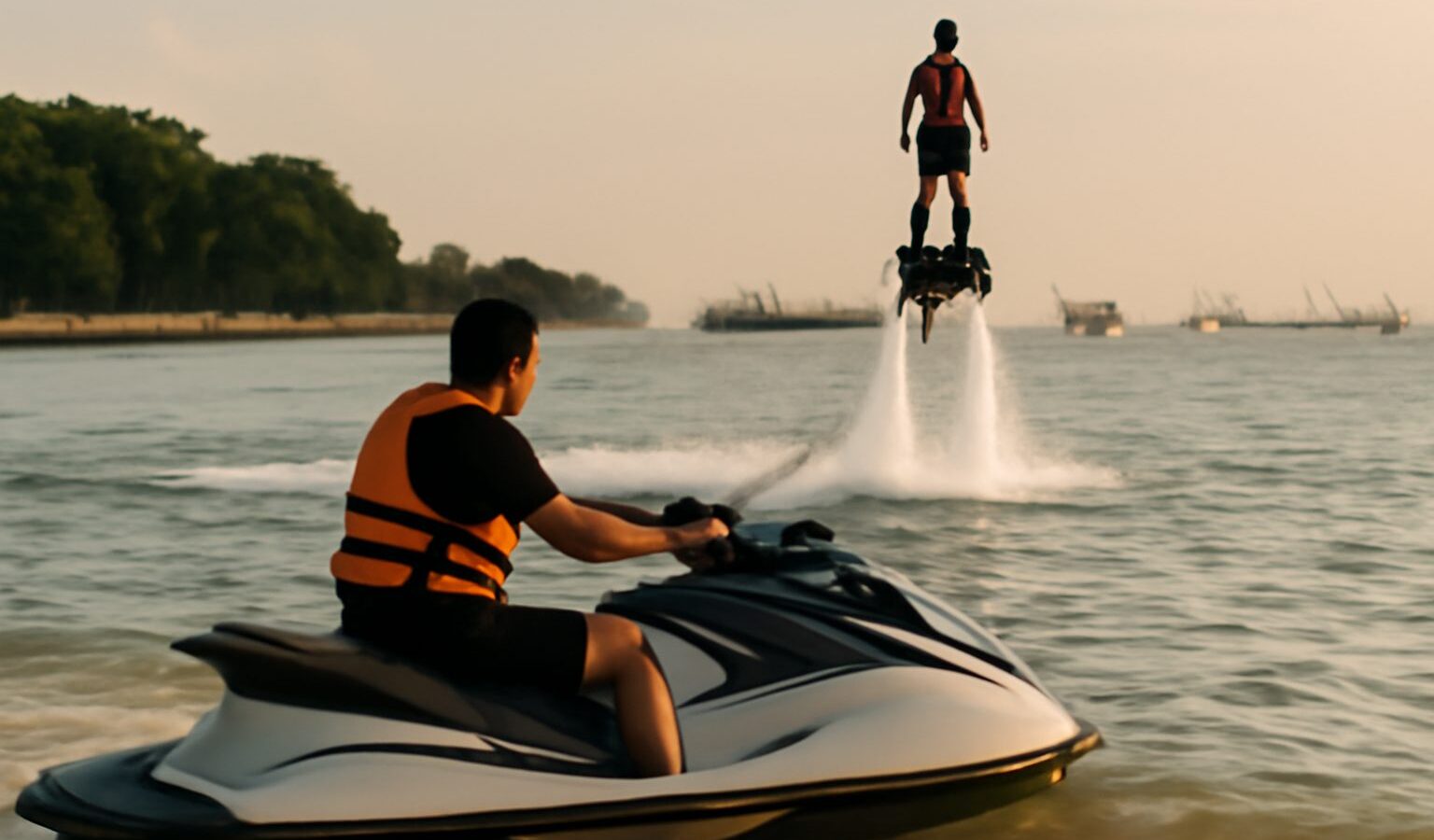 Jet Ski and Flyboarding