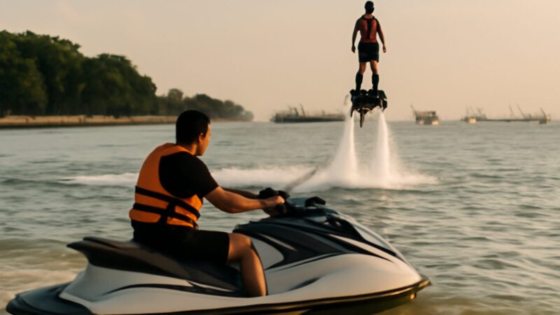 Jet Ski and Flyboarding