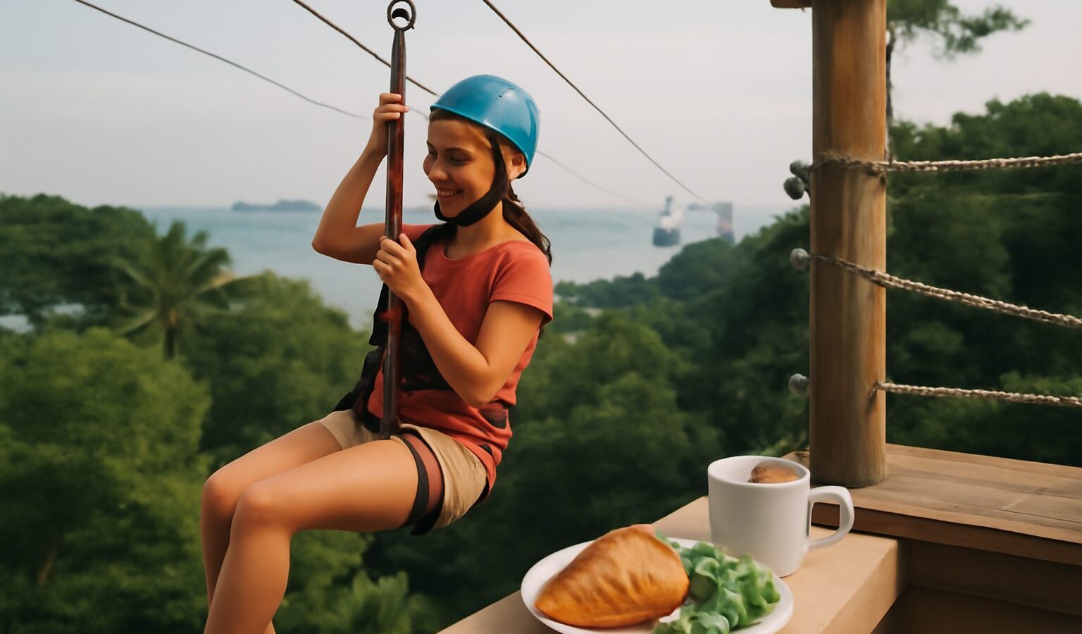 MegaZip and Aerial Adventure at Sentosa