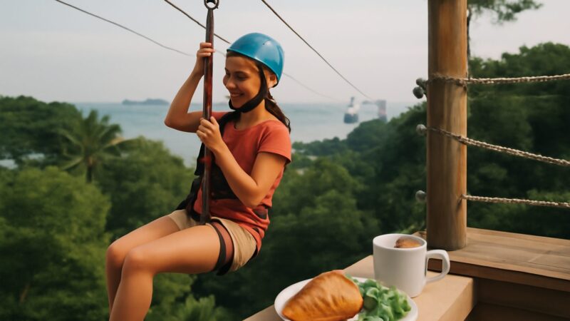 MegaZip and Aerial Adventure at Sentosa