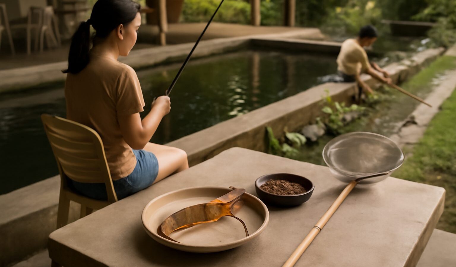 Prawning and Longkang Fishing