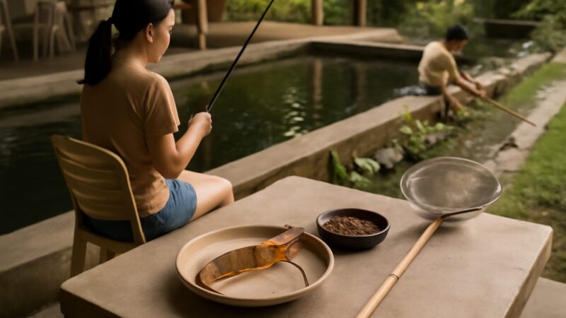 Prawning and Longkang Fishing