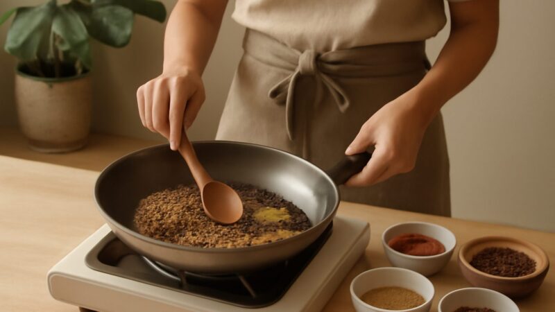How to Toast and Temper Spices