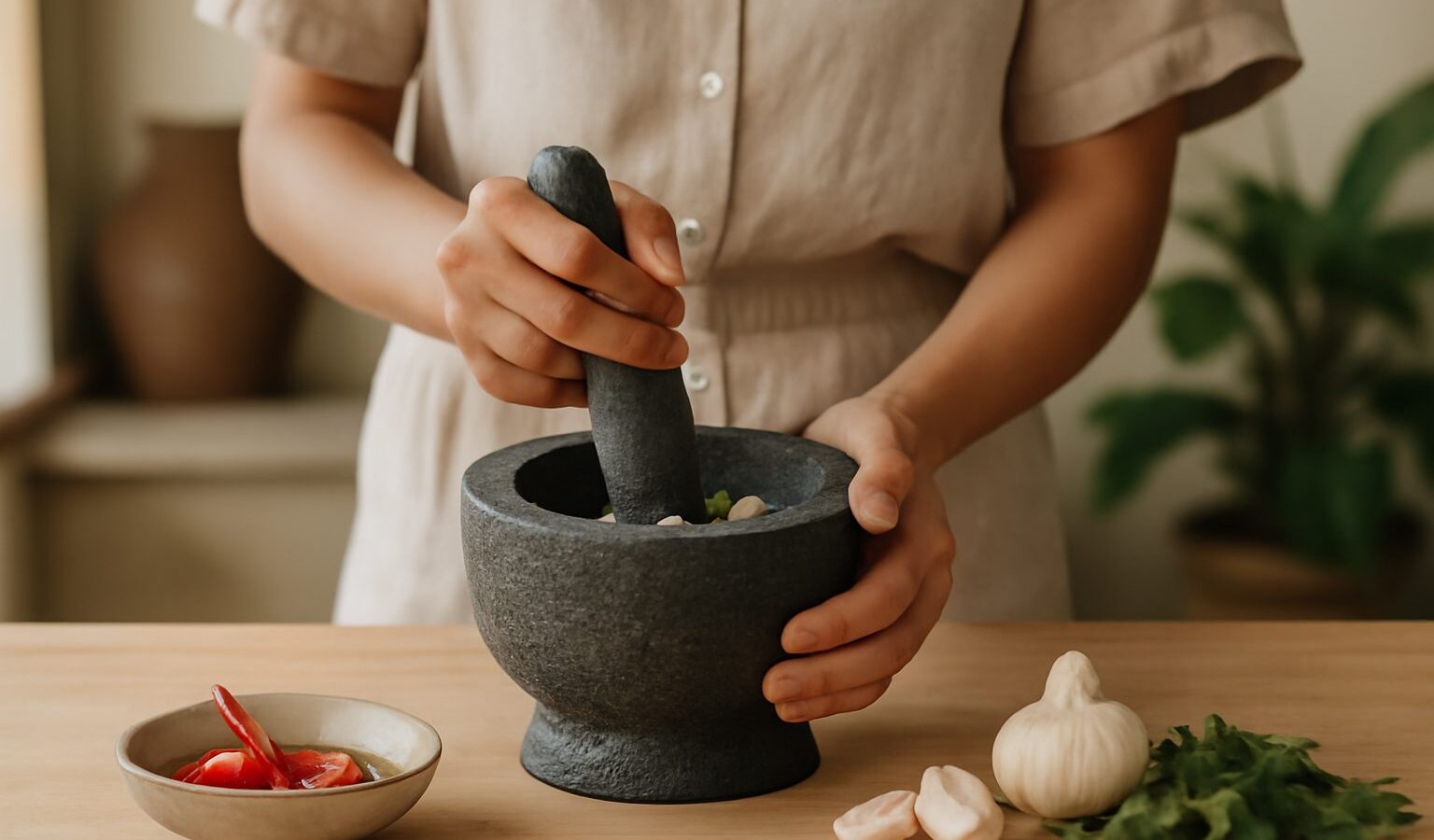 How to Use a Mortar and Pestle