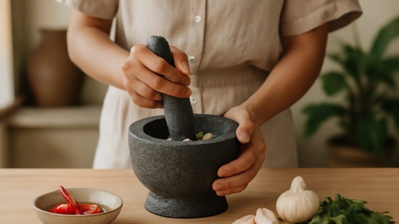 How to Use a Mortar and Pestle