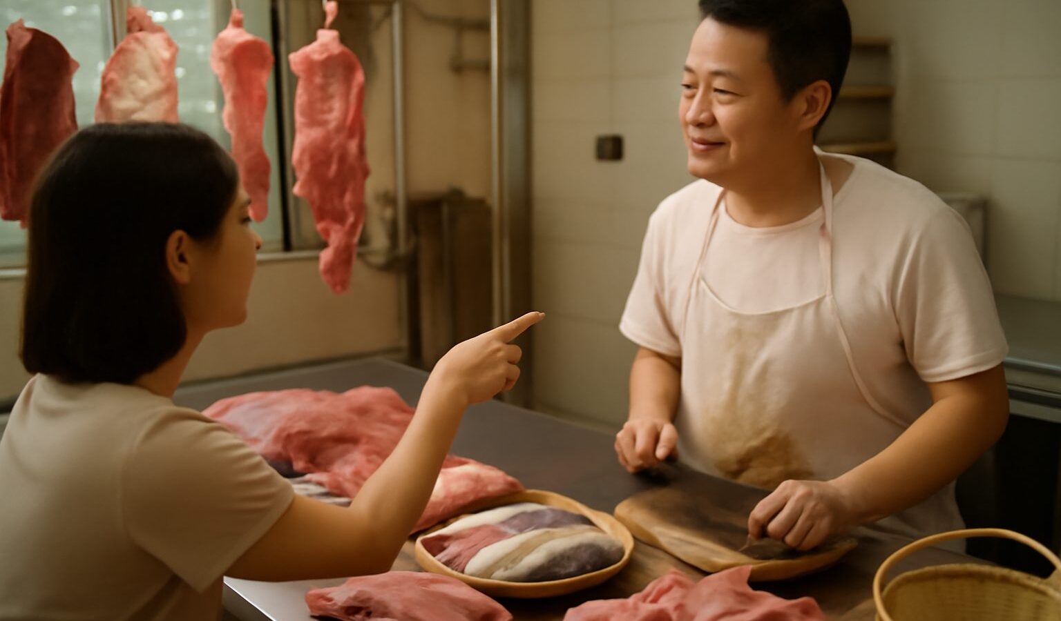 Asking for Chinese-Style Meat and Fish Cuts