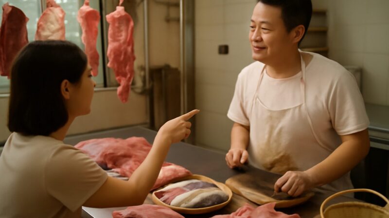 Asking for Chinese-Style Meat and Fish Cuts