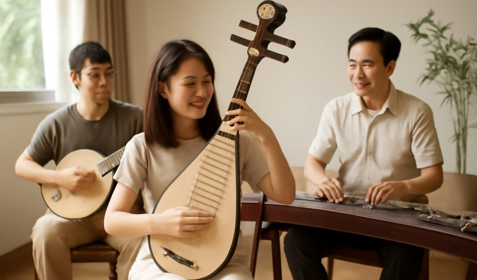 Joining a Chinese Music Group: Erhu and Guqin
