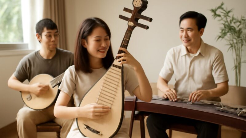 Joining a Chinese Music Group: Erhu and Guqin