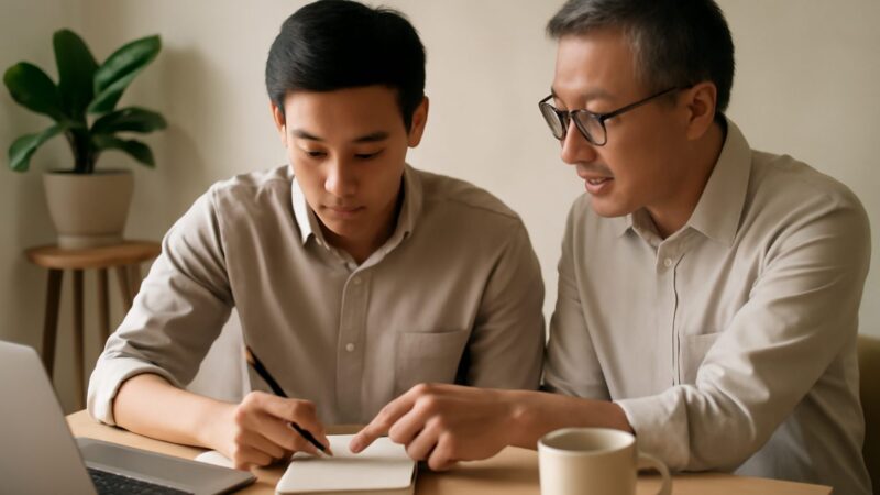 Learning on the Job and Mentorship