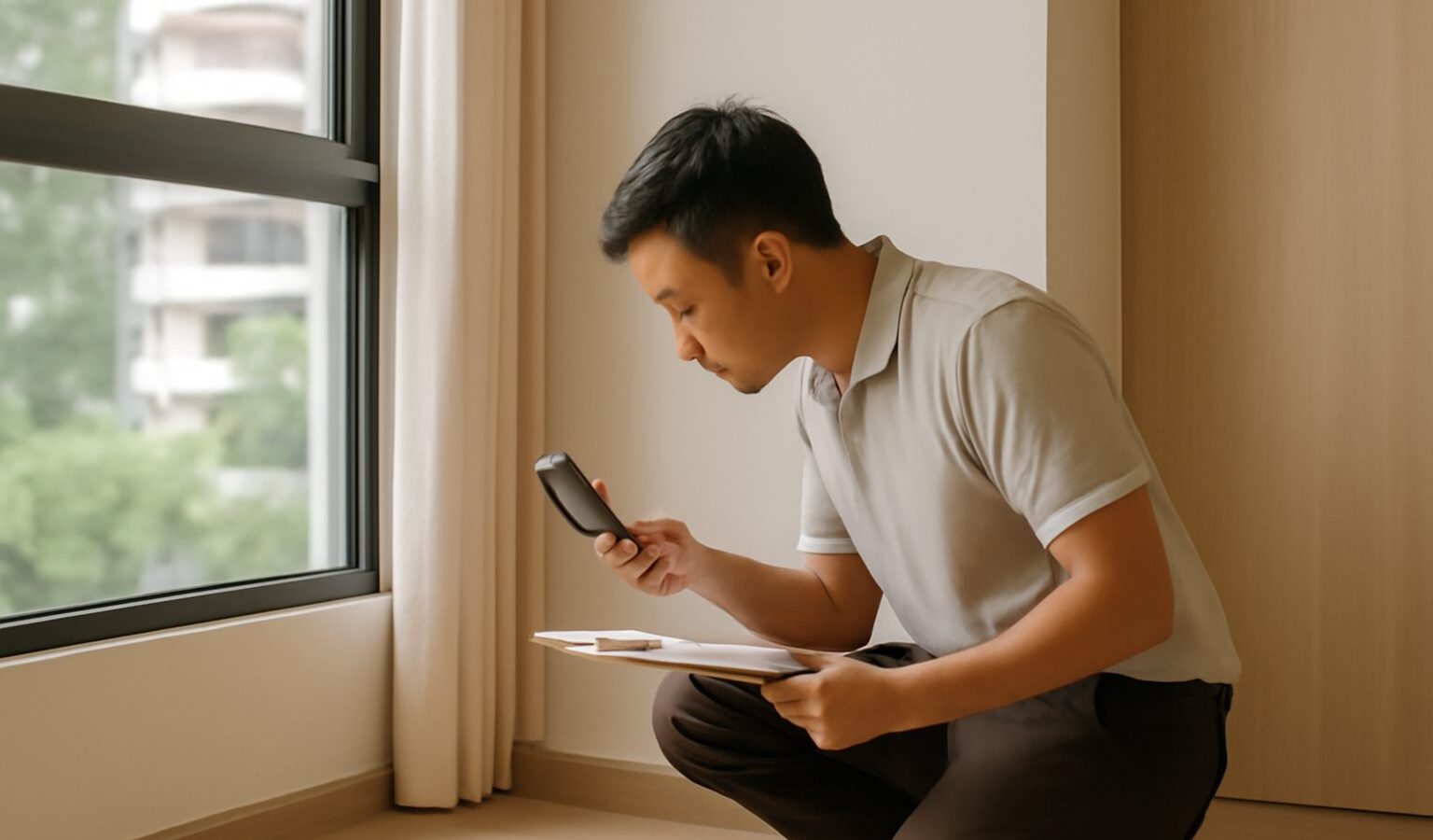 checking for defects at handover singapore