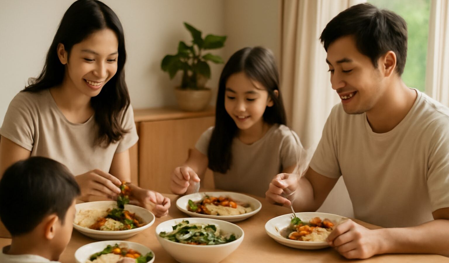 Building Healthy Family Mealtimes at Home