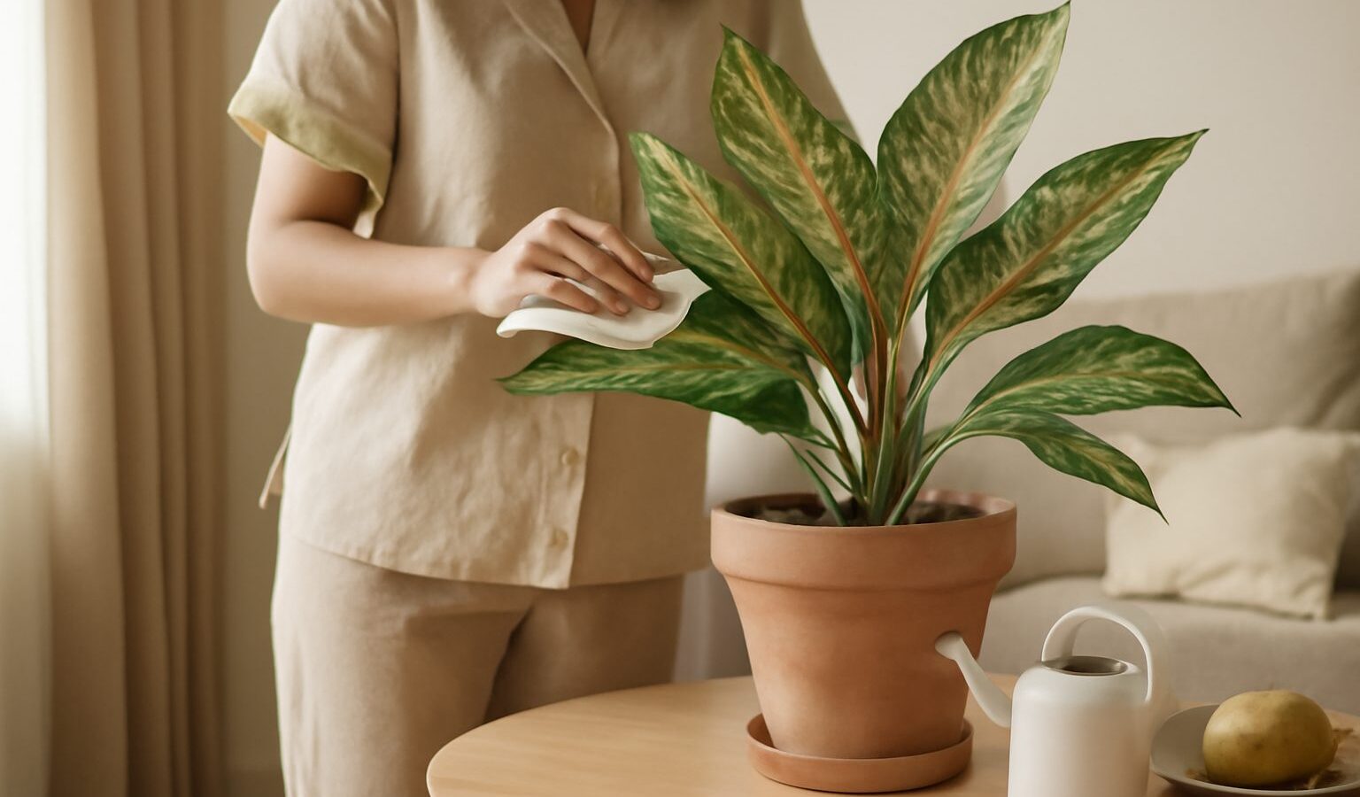 Caring for Aglaonema Chinese Evergreen in Singapore