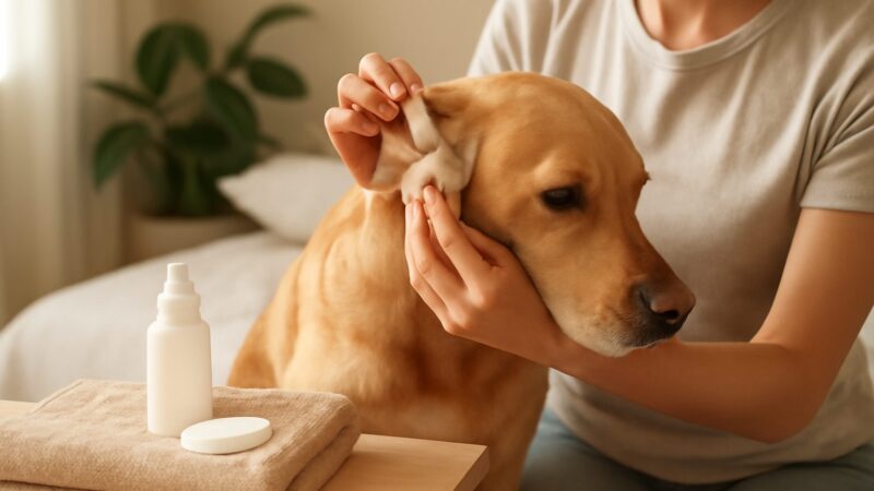 How to Clean Your Dog’s Ears at Home