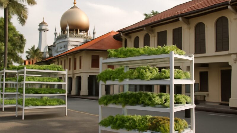 Community and Hydroponic Farms in Singapore