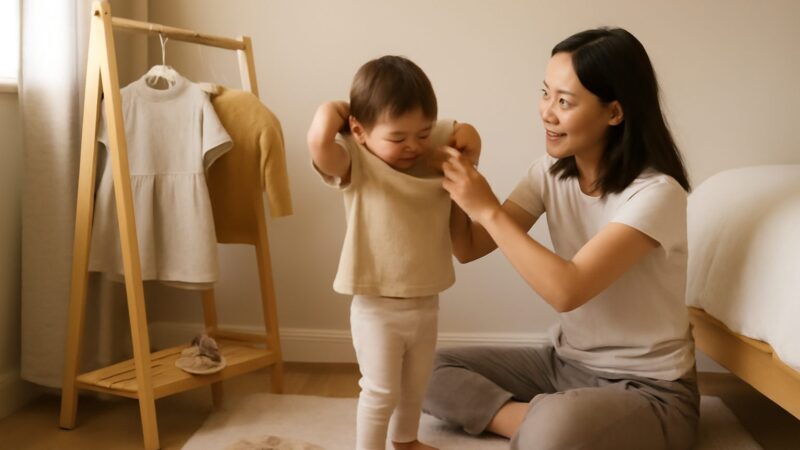 Helping Toddlers Dress Themselves