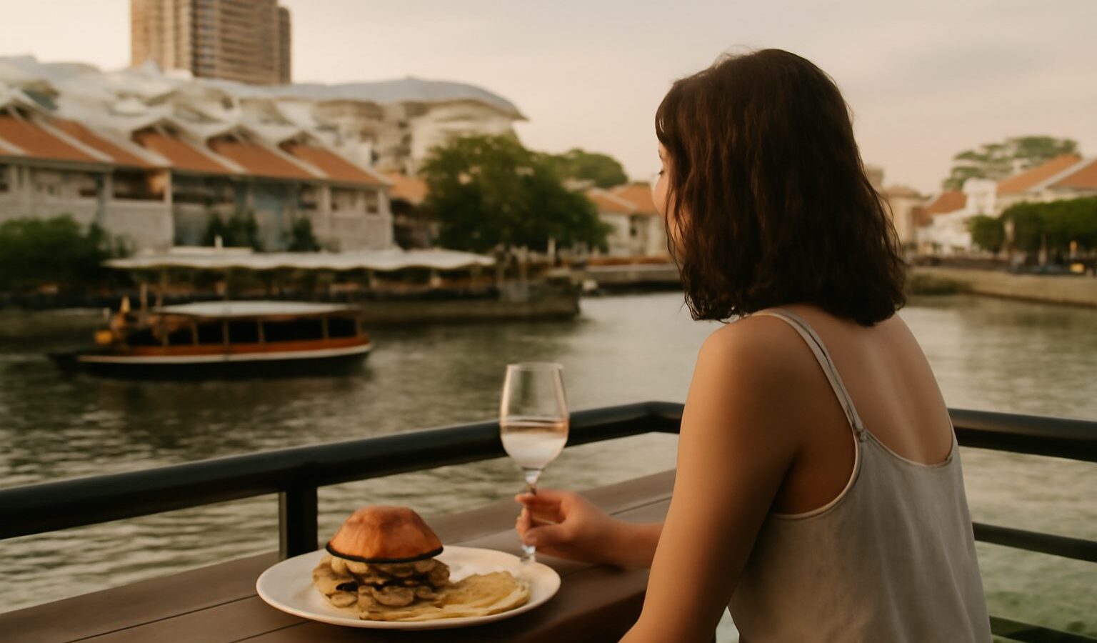 Exploring Clarke Quay and Boat Quay