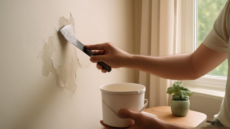 Fixing Peeling or Flaking Paint