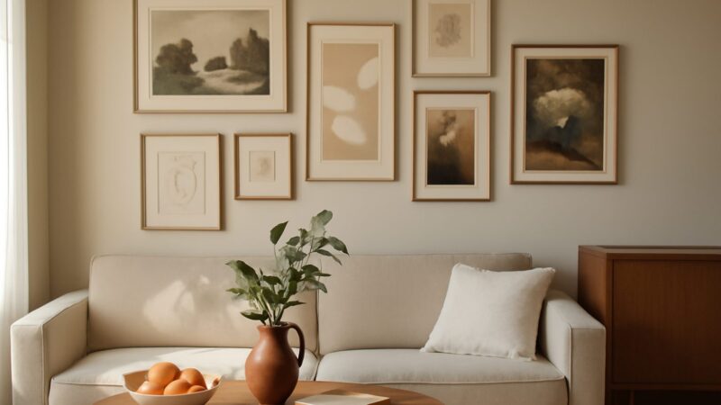 Gallery Wall and Art Display Ideas for Your Home