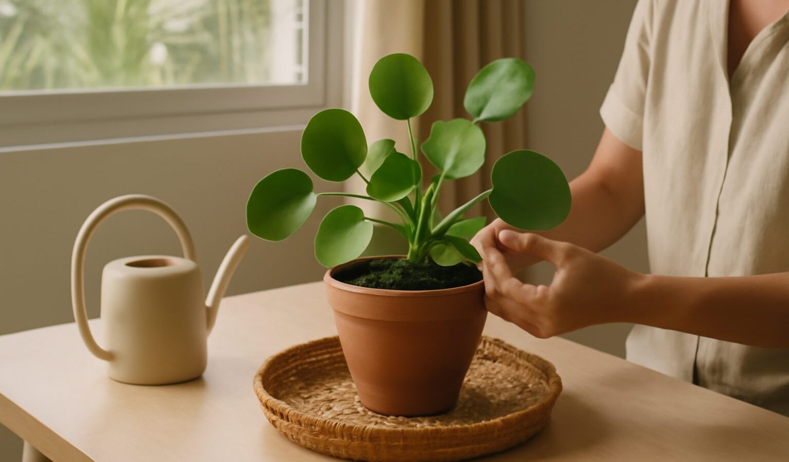 Growing a Pilea Chinese Money Plant in Singapore
