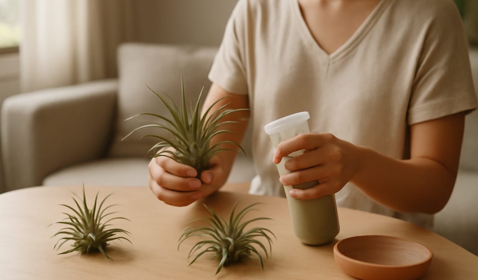 Growing Air Plants (Tillandsia) in Singapore