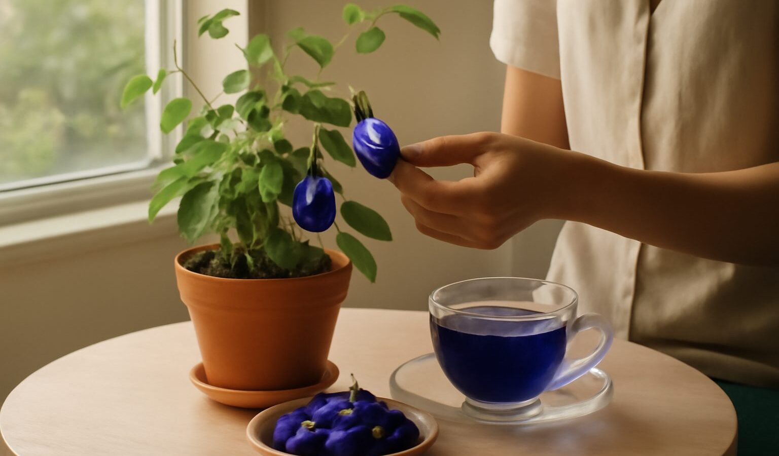 Growing Butterfly Pea Flowers at Home in Singapore