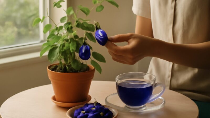 Growing Butterfly Pea Flowers at Home in Singapore