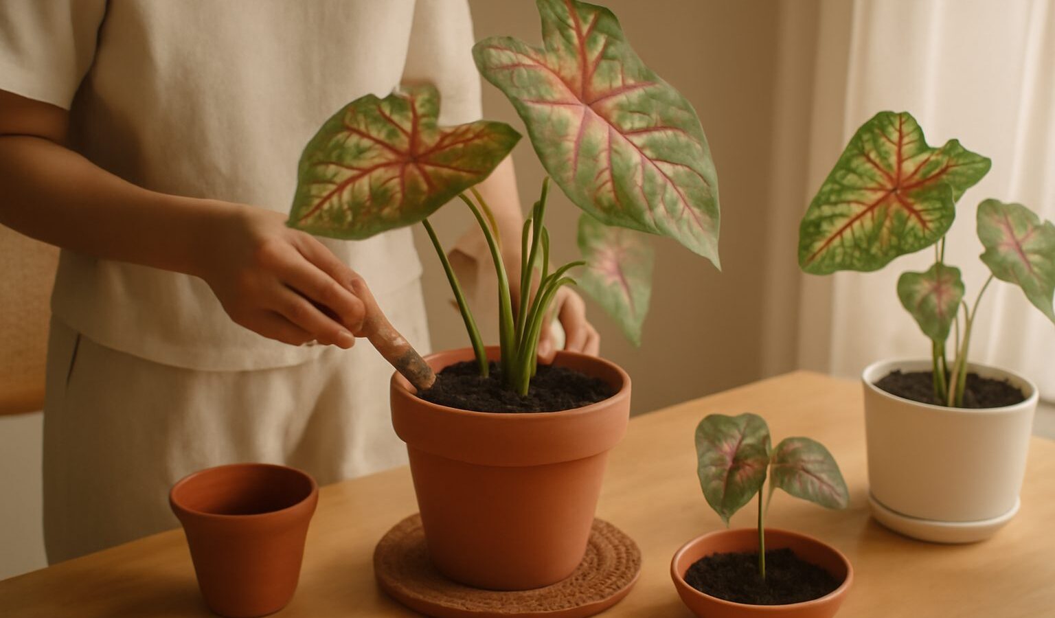 Growing Caladiums
