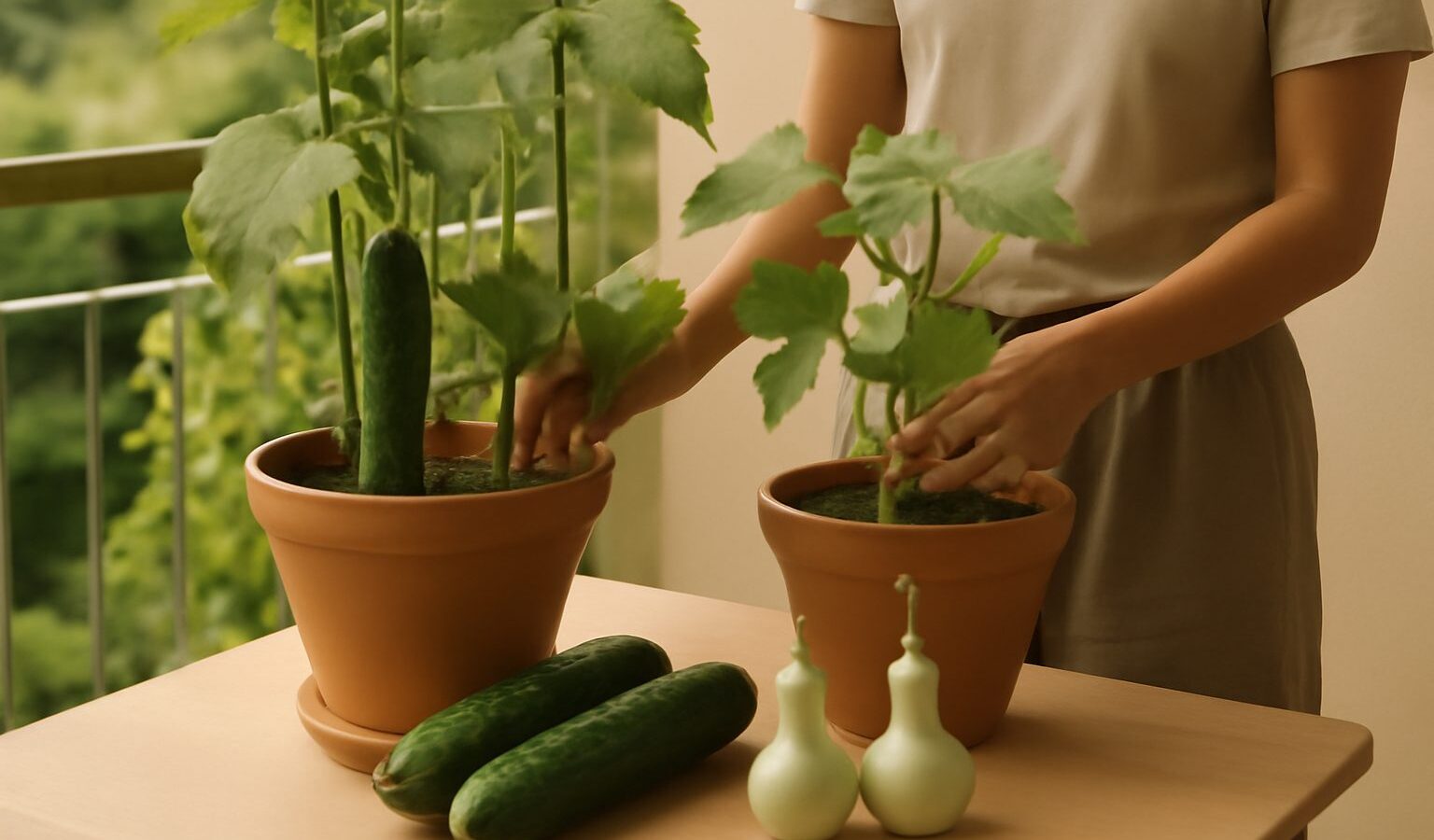 Growing Cucumber and Gourds at Home in Singapore