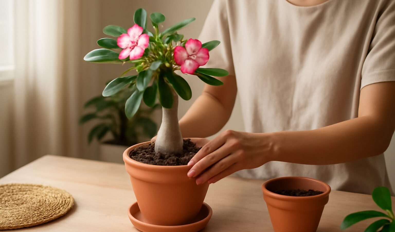 Growing Desert Rose Adenium in Singapore