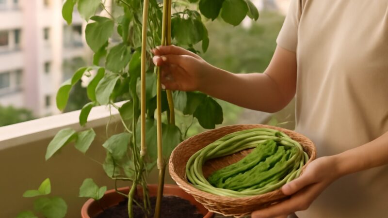 Growing Long Beans and Winged Beans at Home in Singapore