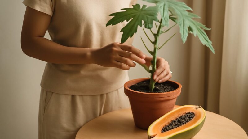 Growing Papaya at Home in Singapore