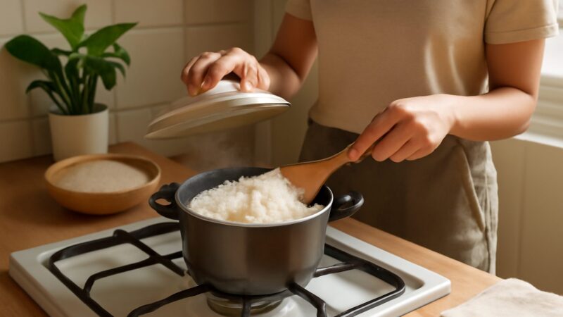 How to Cook Fluffy Rice on the Stove in Singapore Homes
