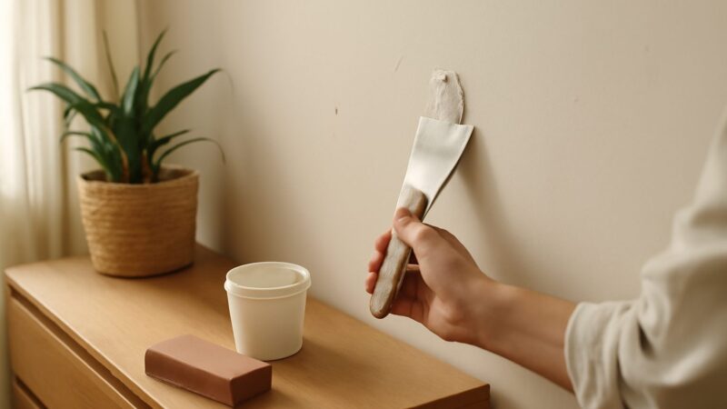 How to Fill and Sand Before Painting
