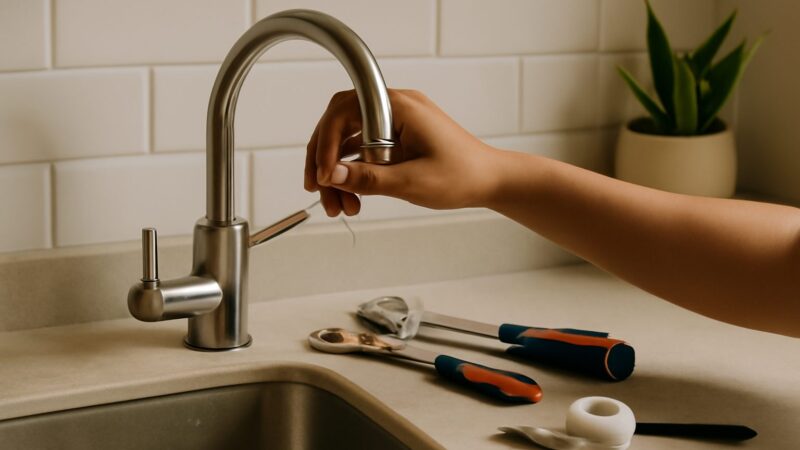 How to Fix a Leaky Tap