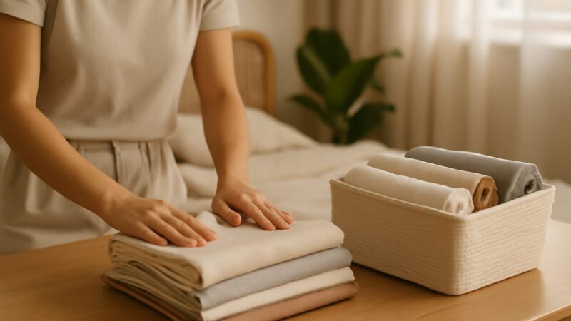How to Fold and Store Clothes to Save Space