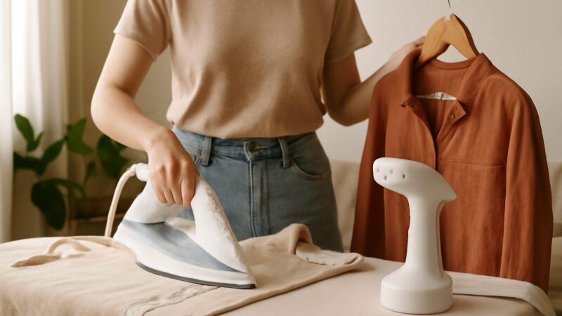 How to Iron and Steam Clothes at Home