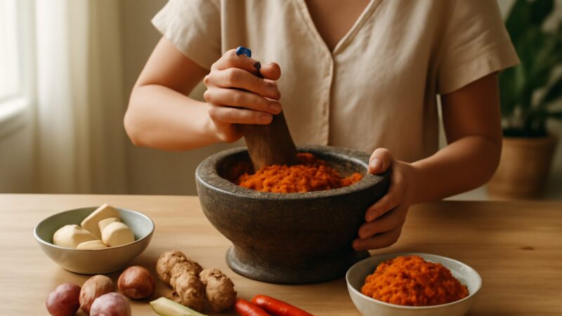 How to Make a Rempah Spice Paste at Home