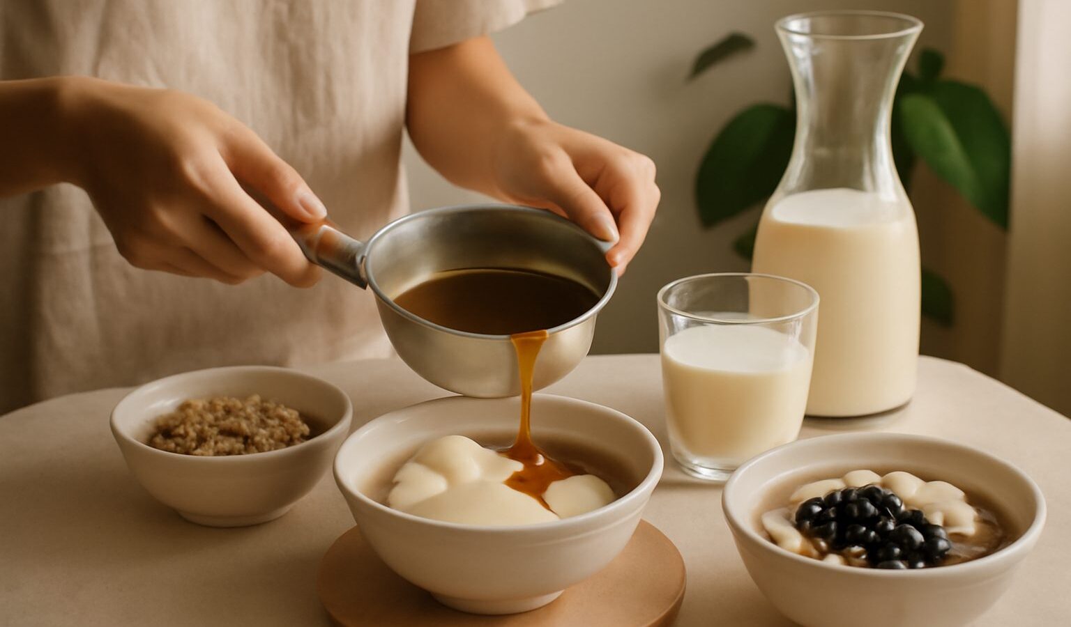 How to Make Tau Huay and Soya Desserts in Singapore