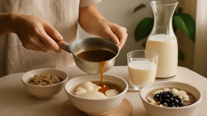 How to Make Tau Huay and Soya Desserts in Singapore